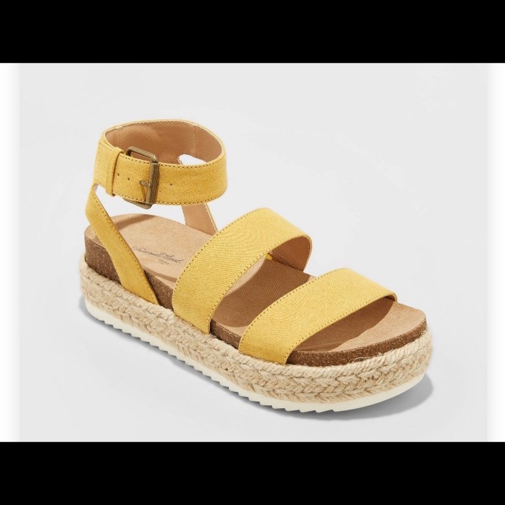 Universal Thread Microsuede Platform Espadrilles